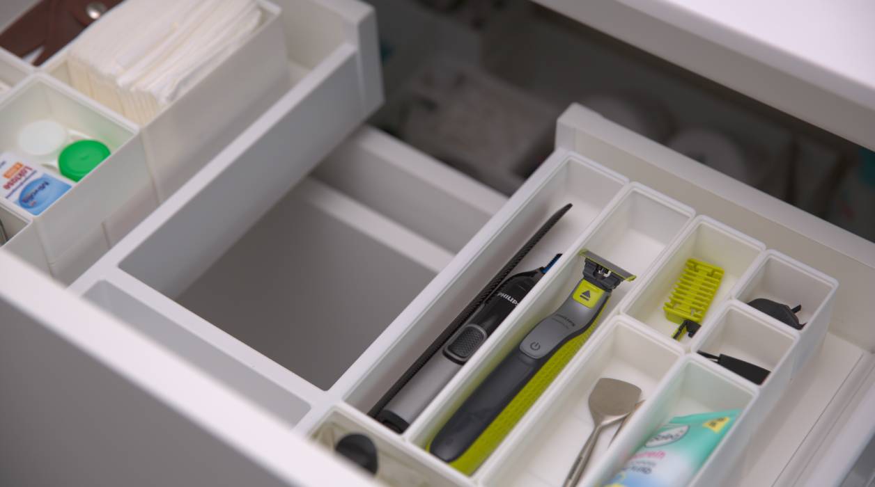 Bild von einem Schubladeneinsatz.